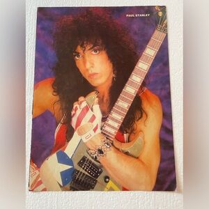 Kiss - Paul Stanley Pinup with Guitar